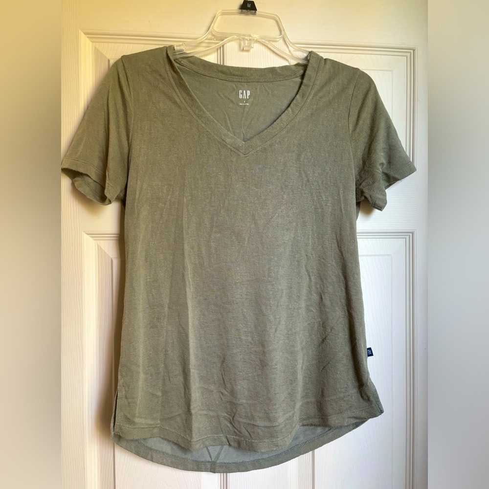 Sage green GAP top